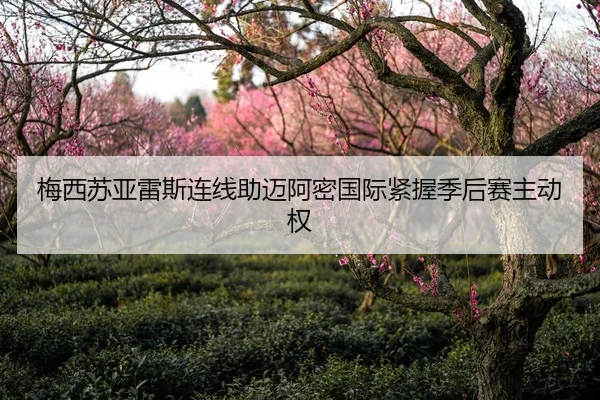 梅西苏亚雷斯连线助迈阿密国际紧握季后赛主动权